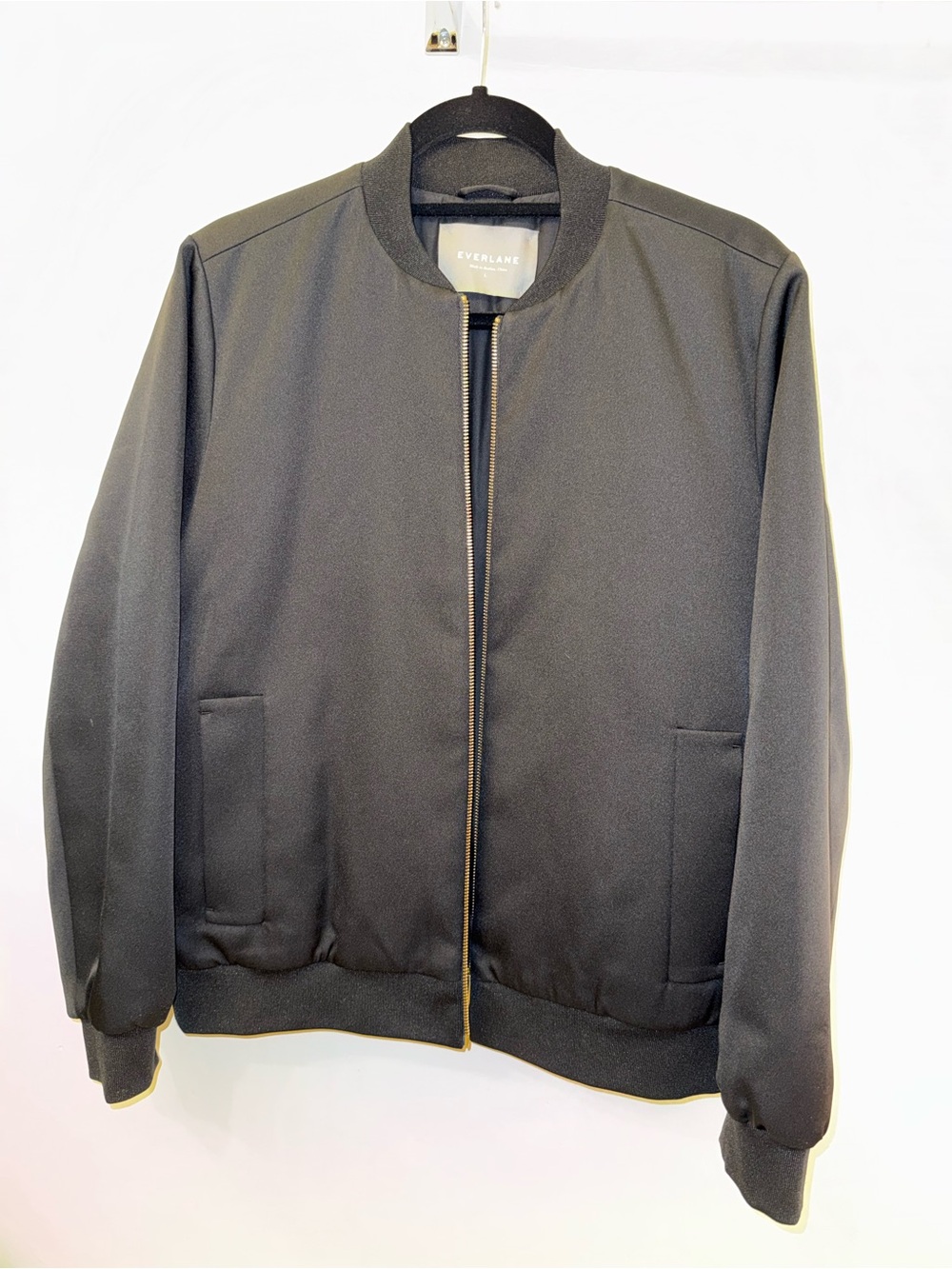 Everlane Black Bomber Jacket